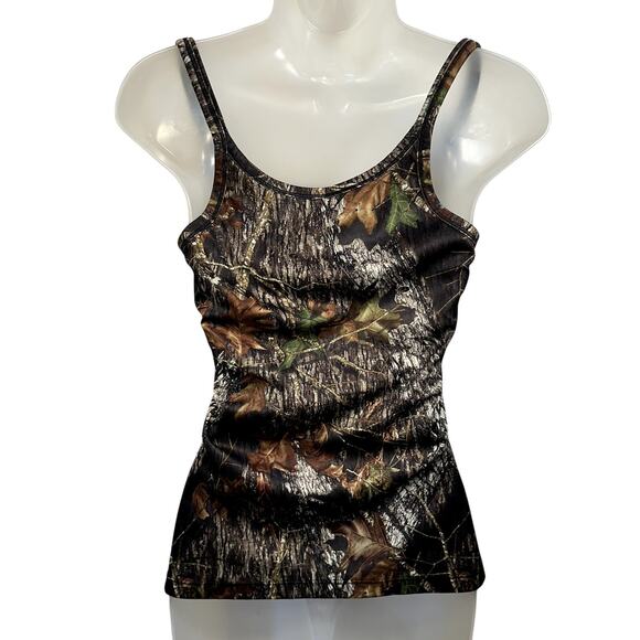 Wilderness Dreams Camo Tank Top Womens SZ S Hunting Outdoor Western Y2K Grunge - Picture 2 of 8